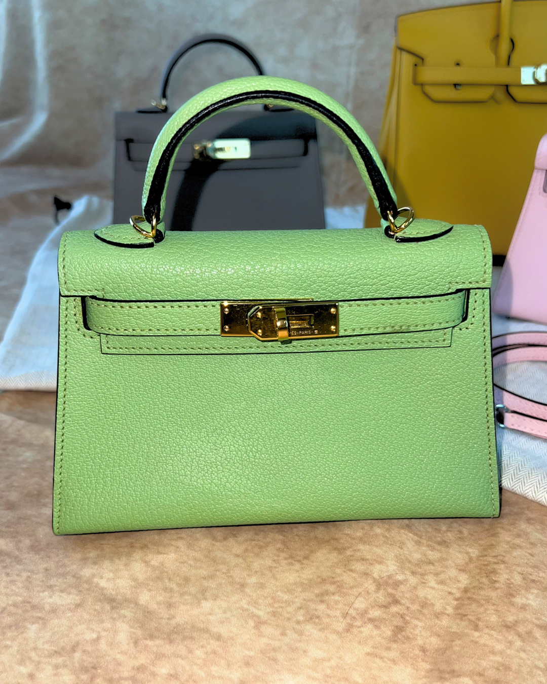Mini Kelly Bag - top handle
