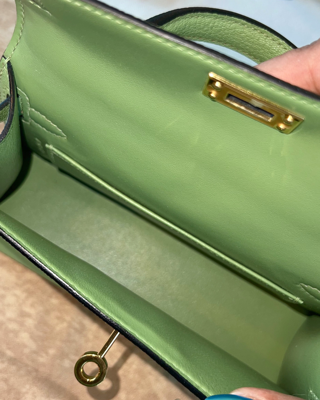Mini Kelly Bag - top handle