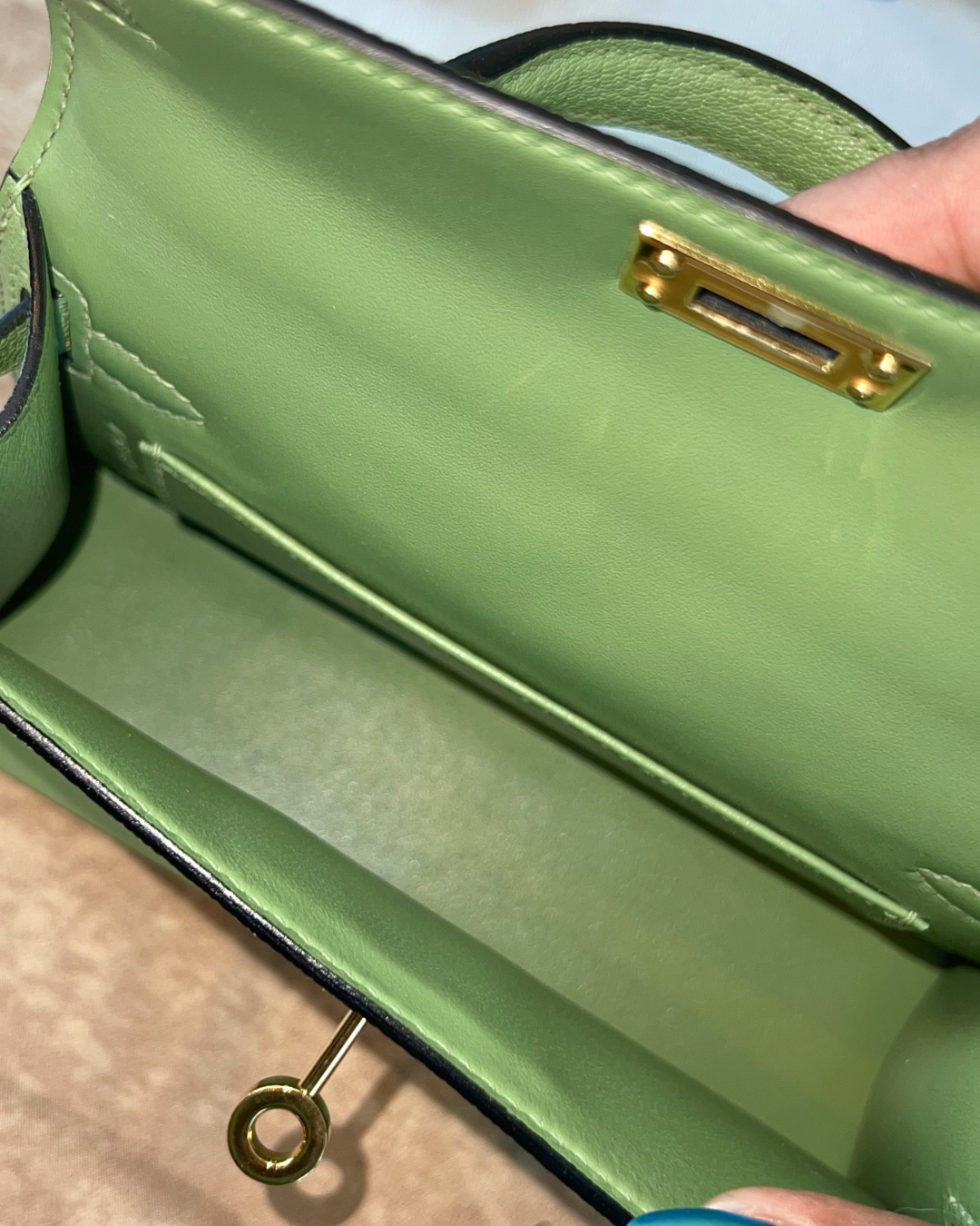 Mini Kelly Bag - top handle
