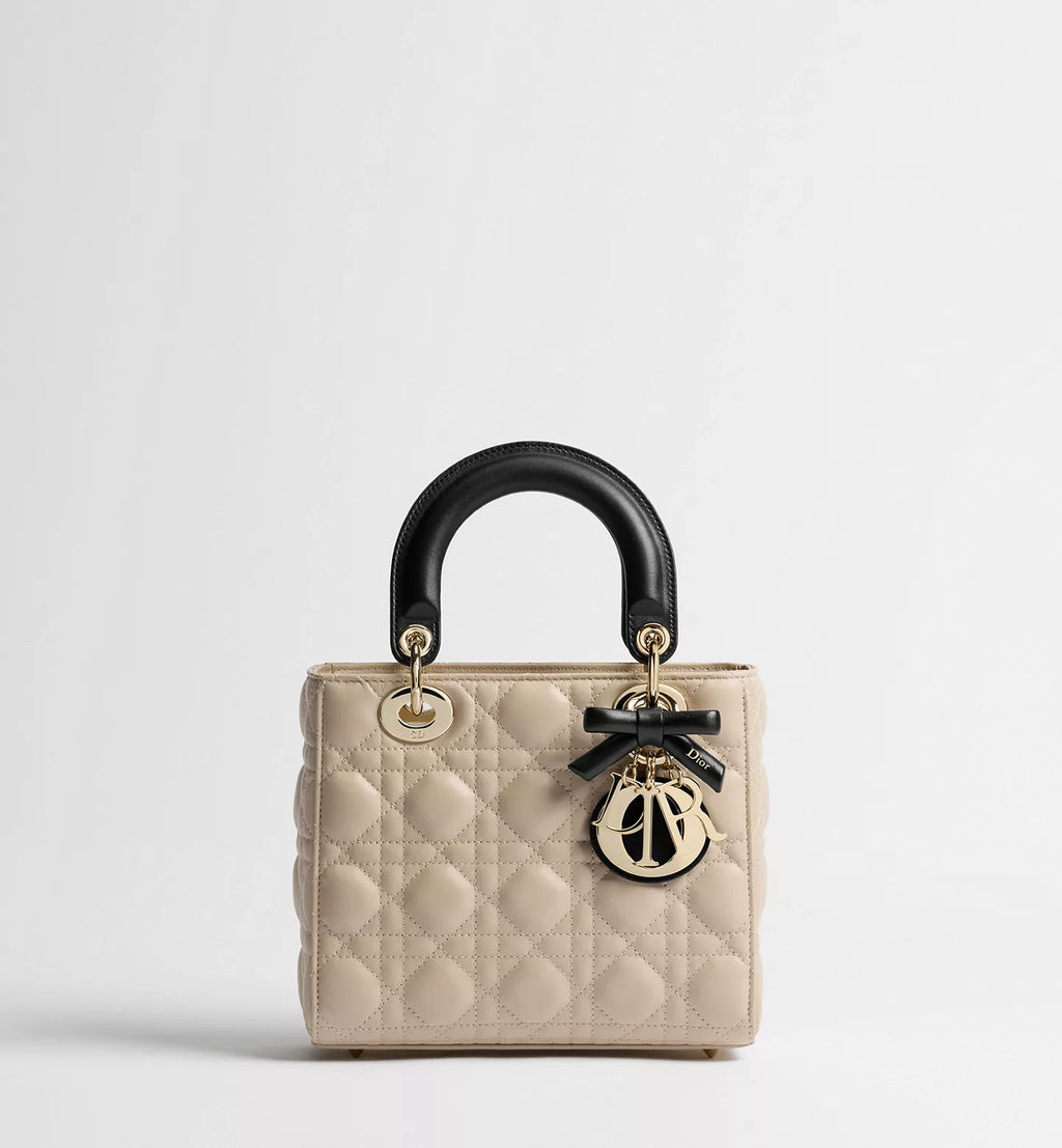 Dior Small Lady Dior My ABCDior - Powder Beige Lambskin