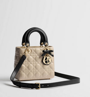 Dior Small Lady Dior My ABCDior - Powder Beige Lambskin