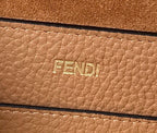 Fendi Peekaboo ISeeU Medium - Brown FF Interlaced Leather