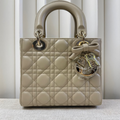 Dior Small Lady Dior My ABCDior - Powder Beige Lambskin