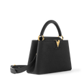 Louis Vuitton Capucines MM - Black Taurillon Leather with Infinity Chain