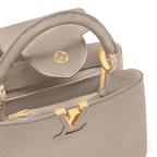Louis Vuitton Capucines MM - Black Taurillon Leather with Infinity Chain