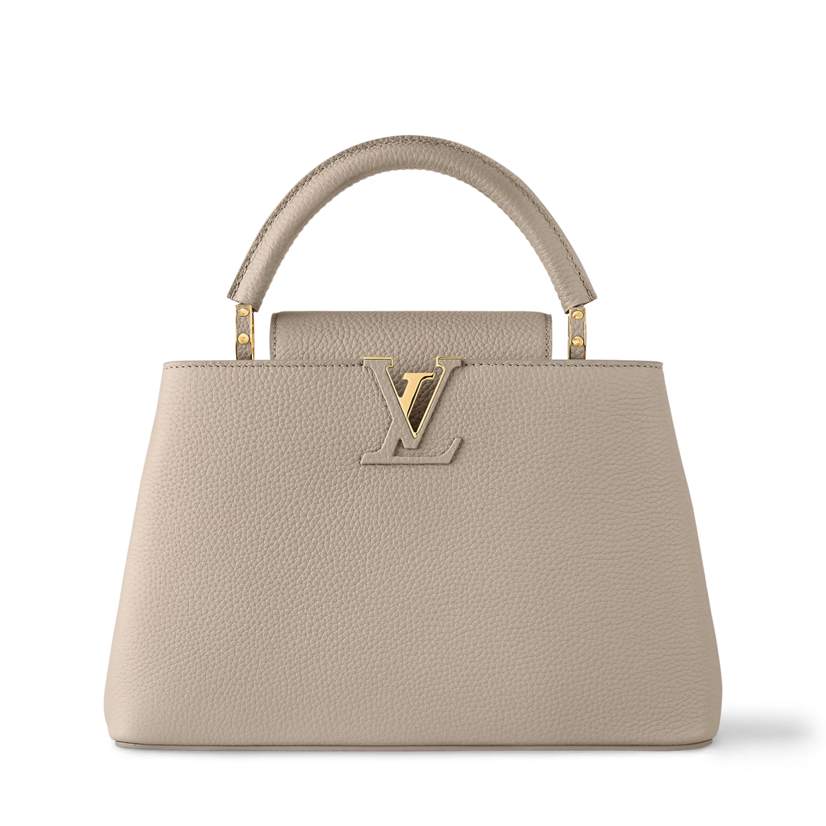 Louis Vuitton Capucines MM - Black Taurillon Leather with Infinity Chain