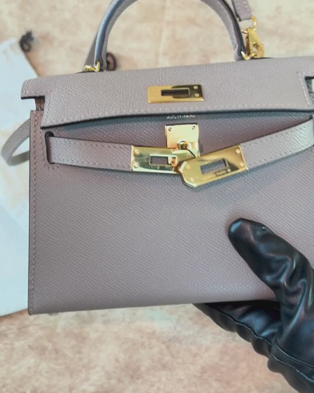 Mini Kelly Bag - top handle